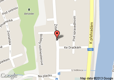 mapa - Žitavského 497, Praha 5, 150 00