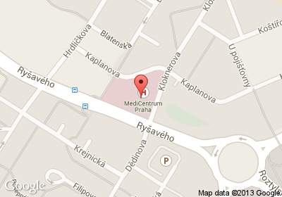 mapa - Kloknerova 1245, Praha 4, 140 00