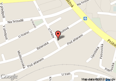 mapa - U hráze 144/6, Praha-Strašnice, 100 00