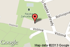 mapa - Vozová 953, Praha 3, 130 00